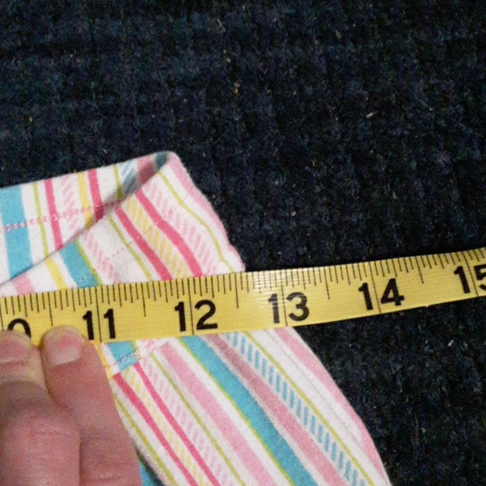 Striped Pajama Capris - Picture 3 of 5